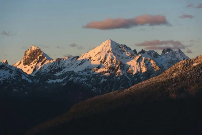 Cascades snow