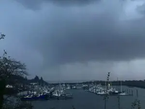 Possible tornado near Cape Disappointment