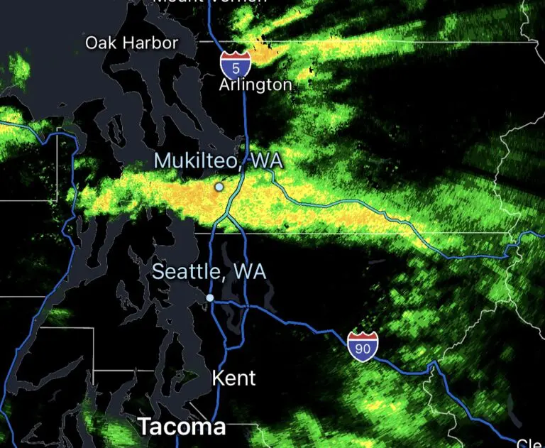 Puget Sound Convergence Zone radar from Dec. 26, 2025