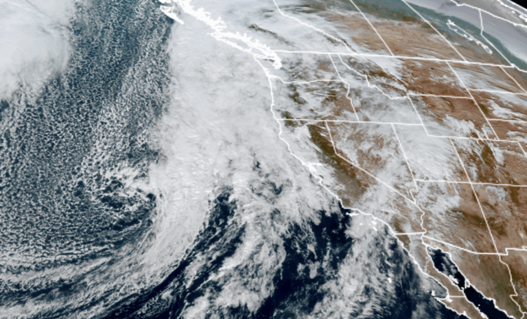 GOES 18 Satellite Image Nov. 12, 2025.