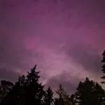 Northern Lights across Pacific Northwest on Nov. 11, 2025.