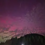 Northern Lights across Pacific Northwest on Nov. 11, 2025.