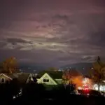 Northern Lights across Pacific Northwest on Nov. 11, 2025.