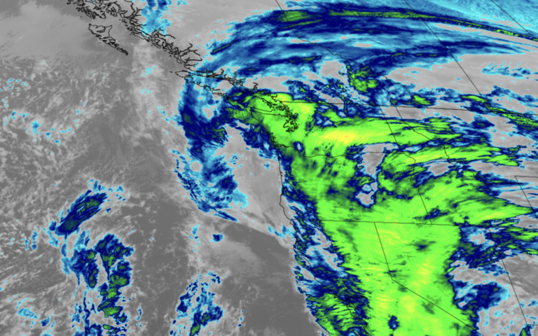 GOES 18 Satellite image Dec. 24