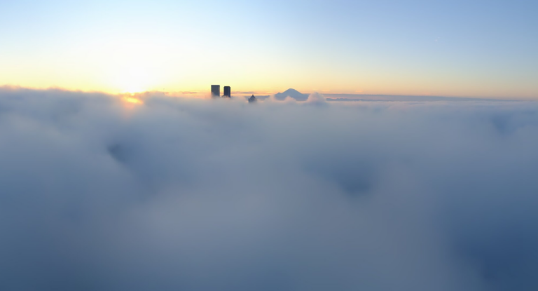 Foggy end to 2025 in Seattle