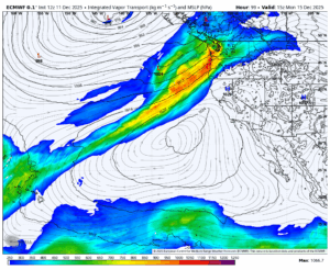 Moisture plume for Monday