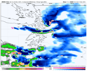 Boxing Day Snow Radar