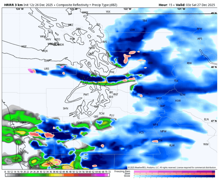 Boxing Day Snow Radar