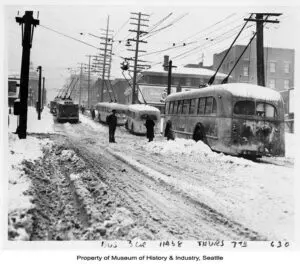 Jan. 13 1950 Seattle Snow