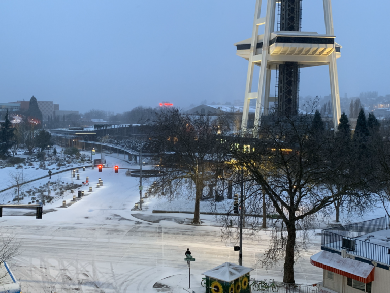 Snow in Seattle