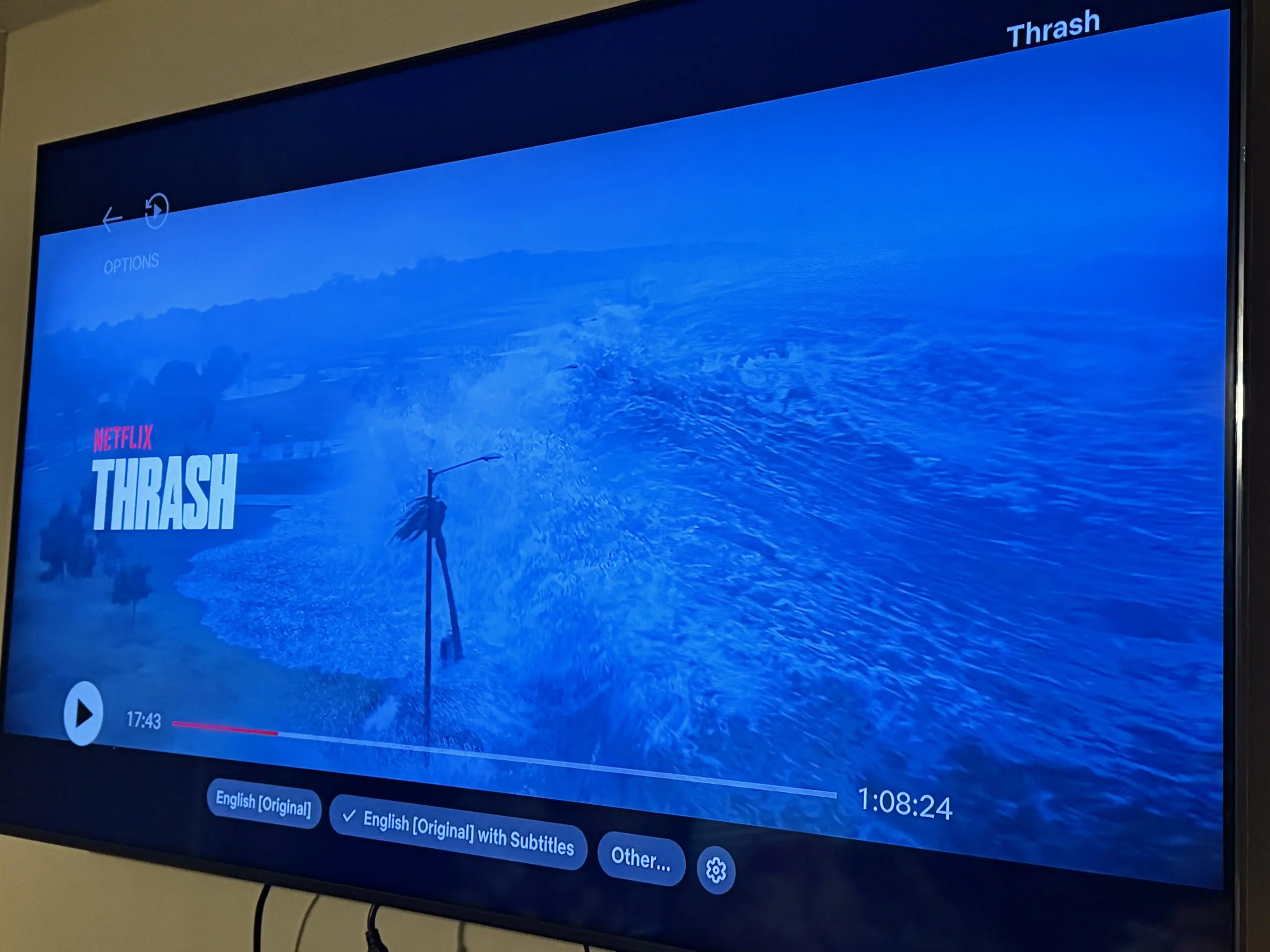 Screen capture of Netflix's movie Thrash