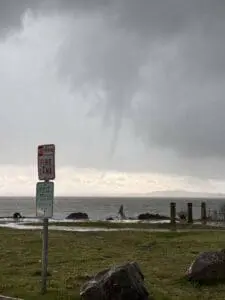 Waterspout in Seattle