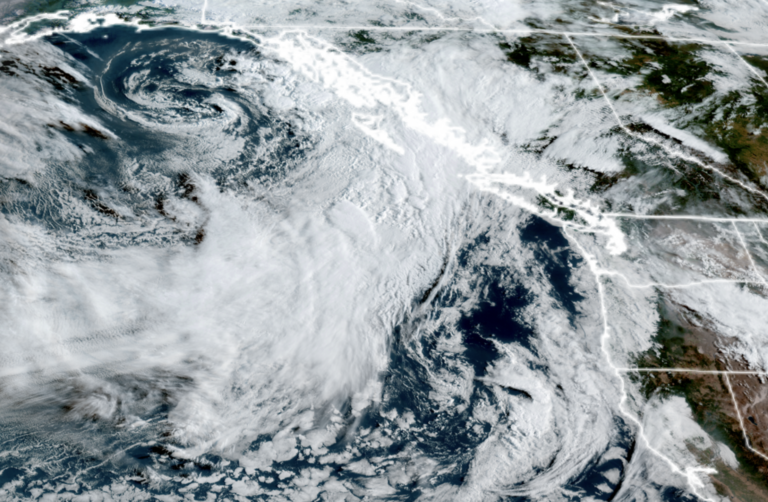 Pacific satellite image