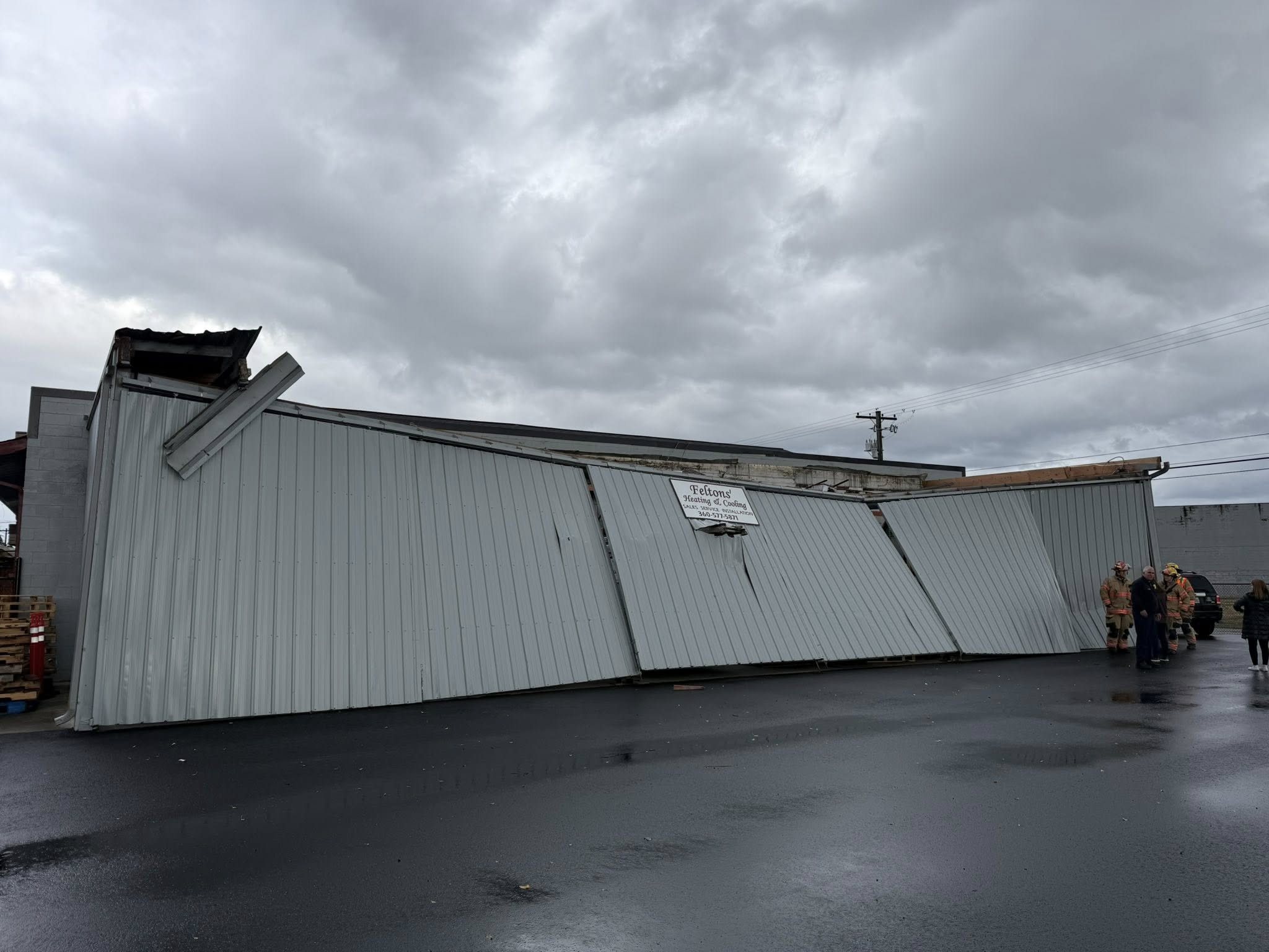 Longview Microburst damage