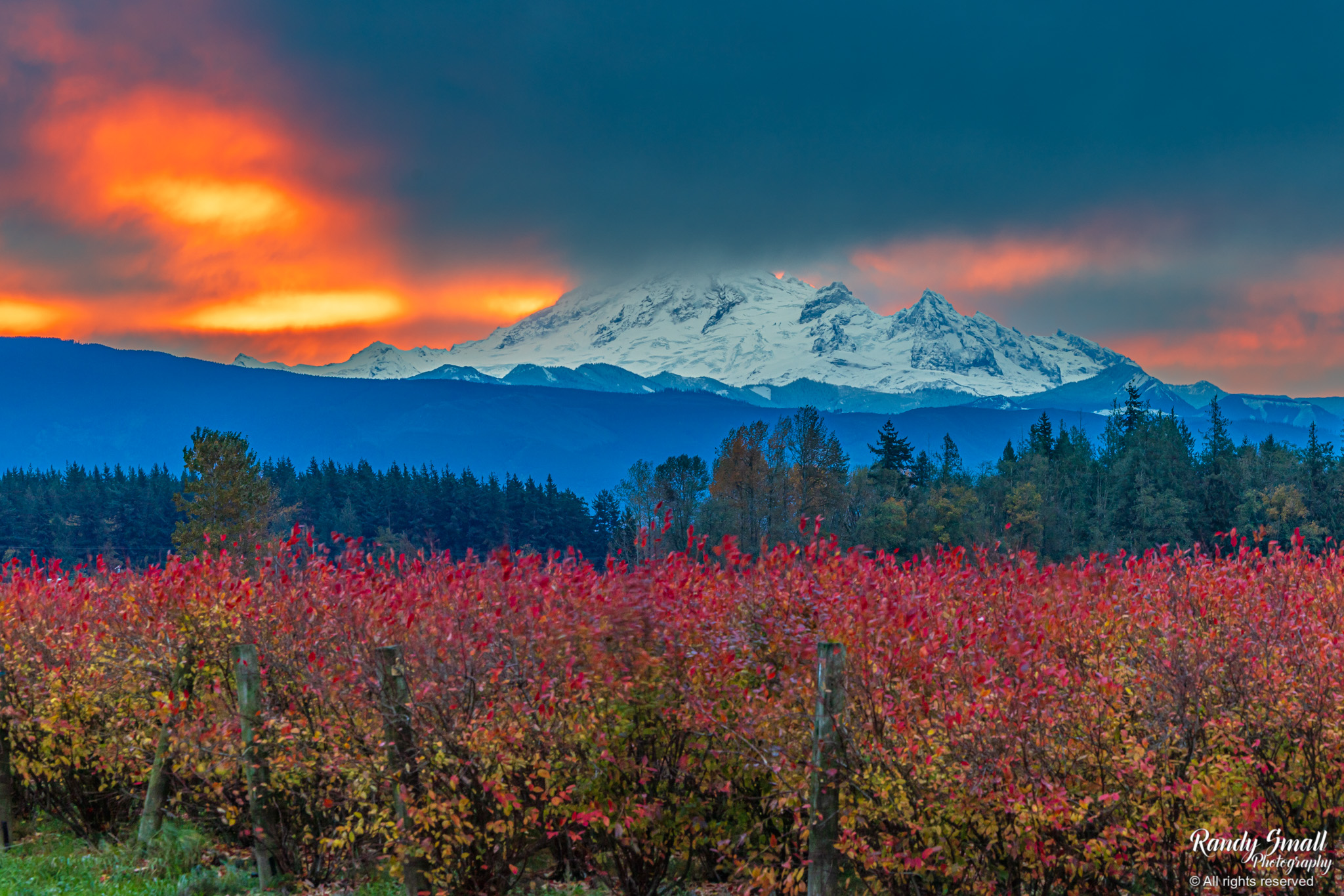Sunrise over Mt. Baker