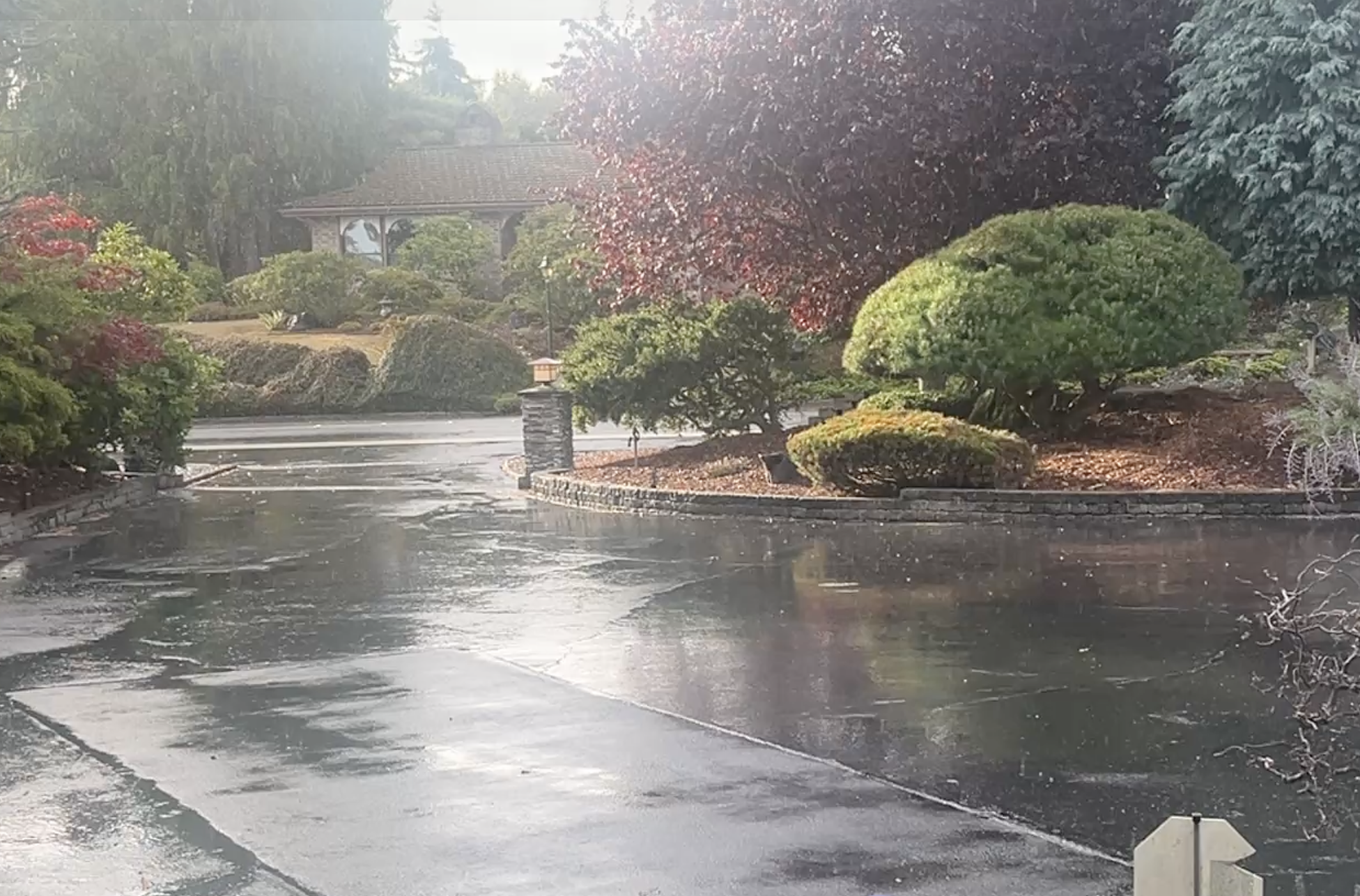 Rain in Port Angeles.