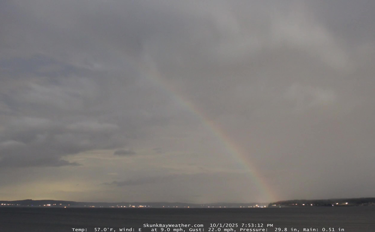 Moon bow in Hansville