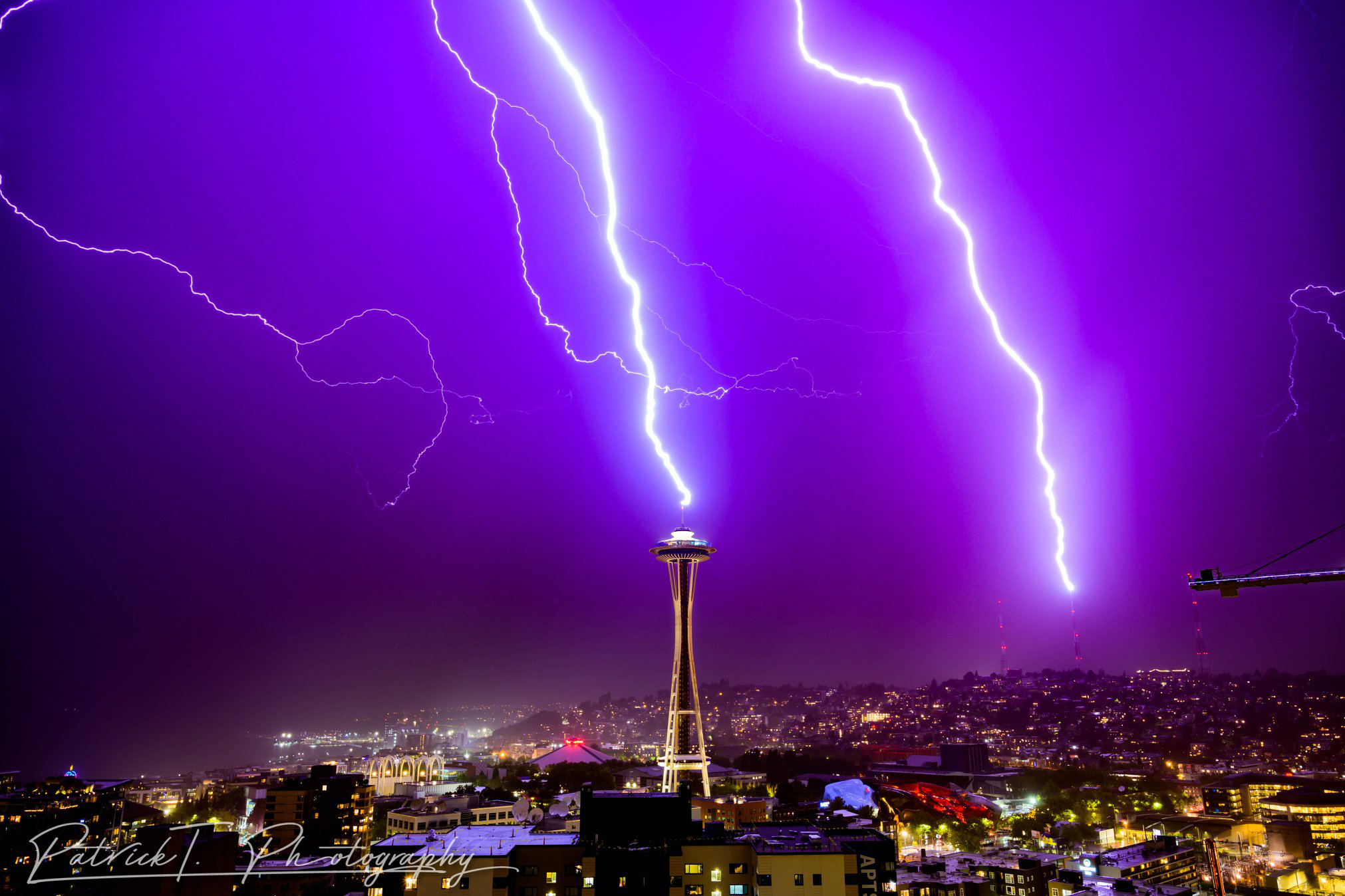 Space Needle Lightning
