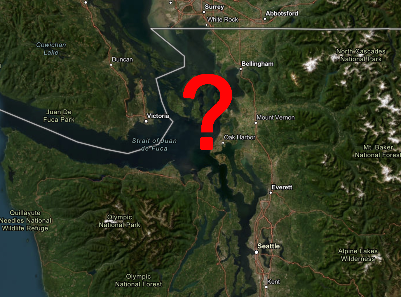 Northwest Interior Question Map