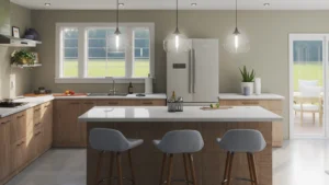 Kitchen Painted "Tornado Watch"