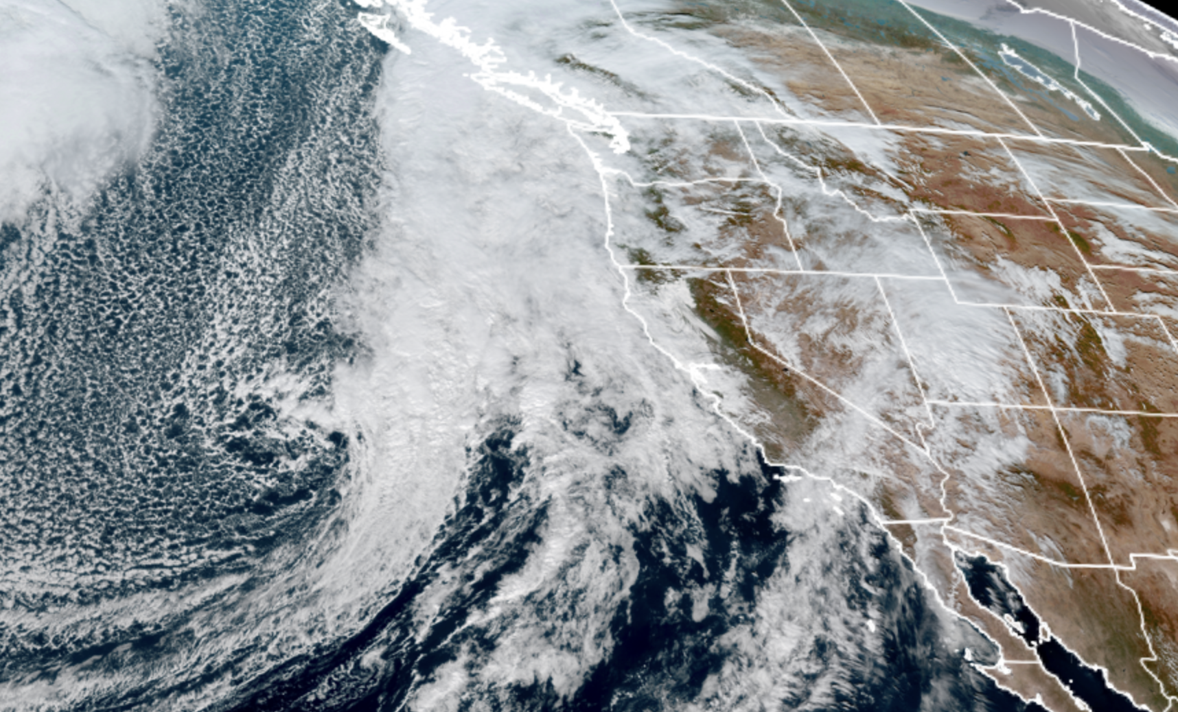GOES 18 Satellite Image Nov. 12, 2025.
