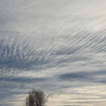Cirrostratus clouds form over Snohomish County on Nov. 19, 2025.