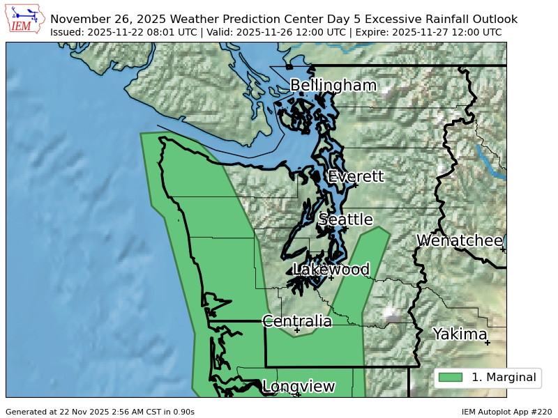 Day 5 Excessive rain Outlook