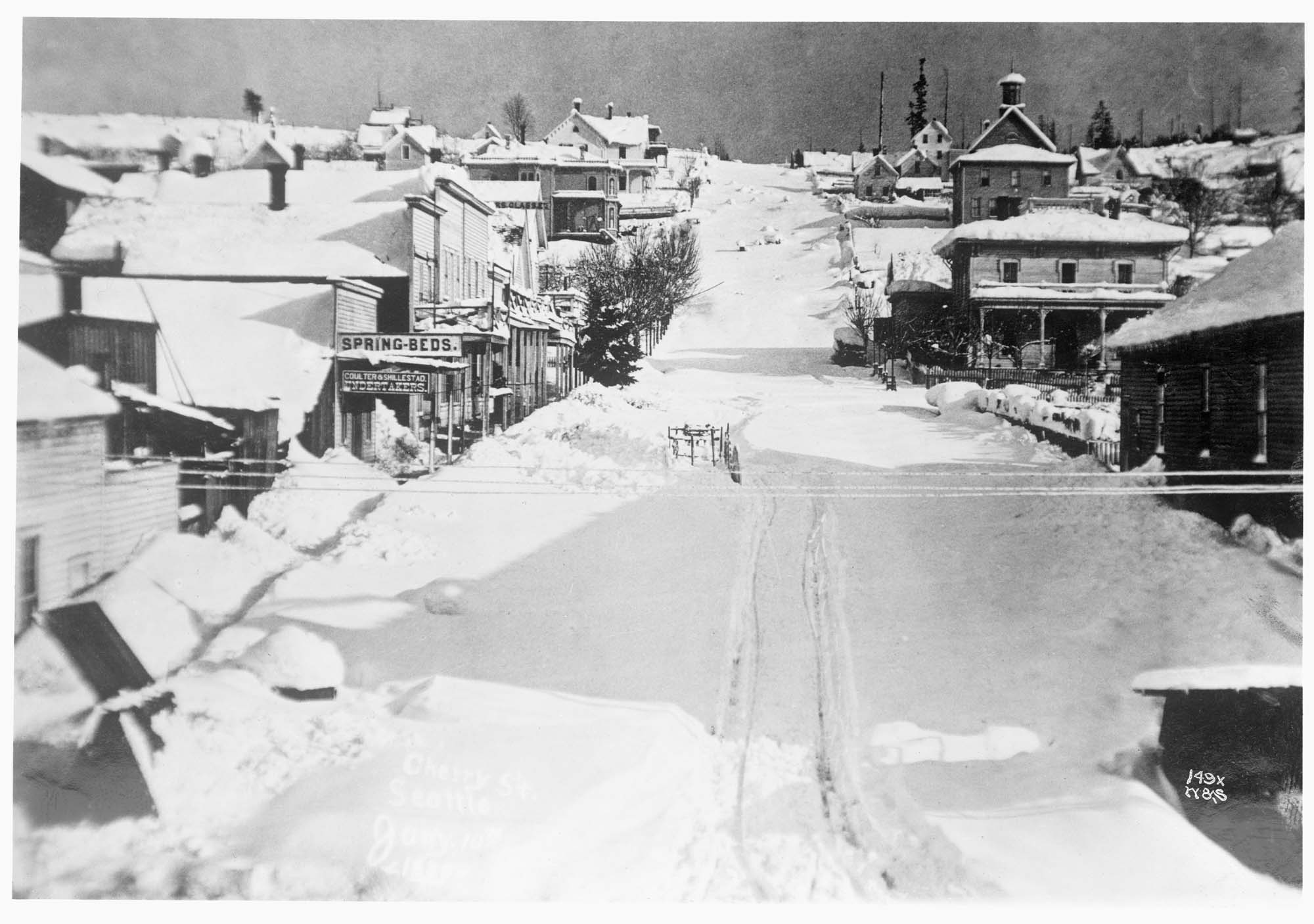 January 1880 Seattle Snow