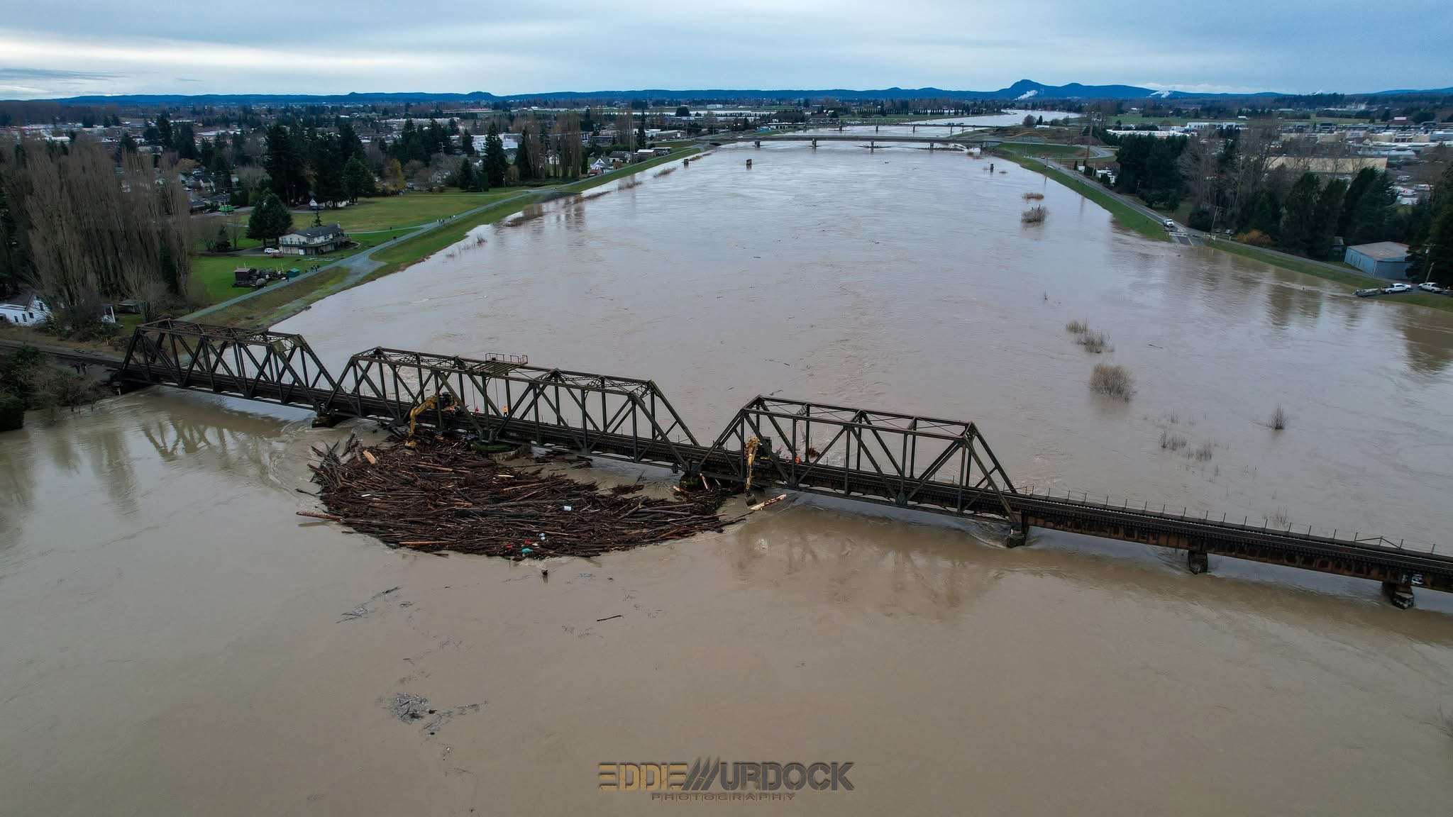 December floding along Skagit River