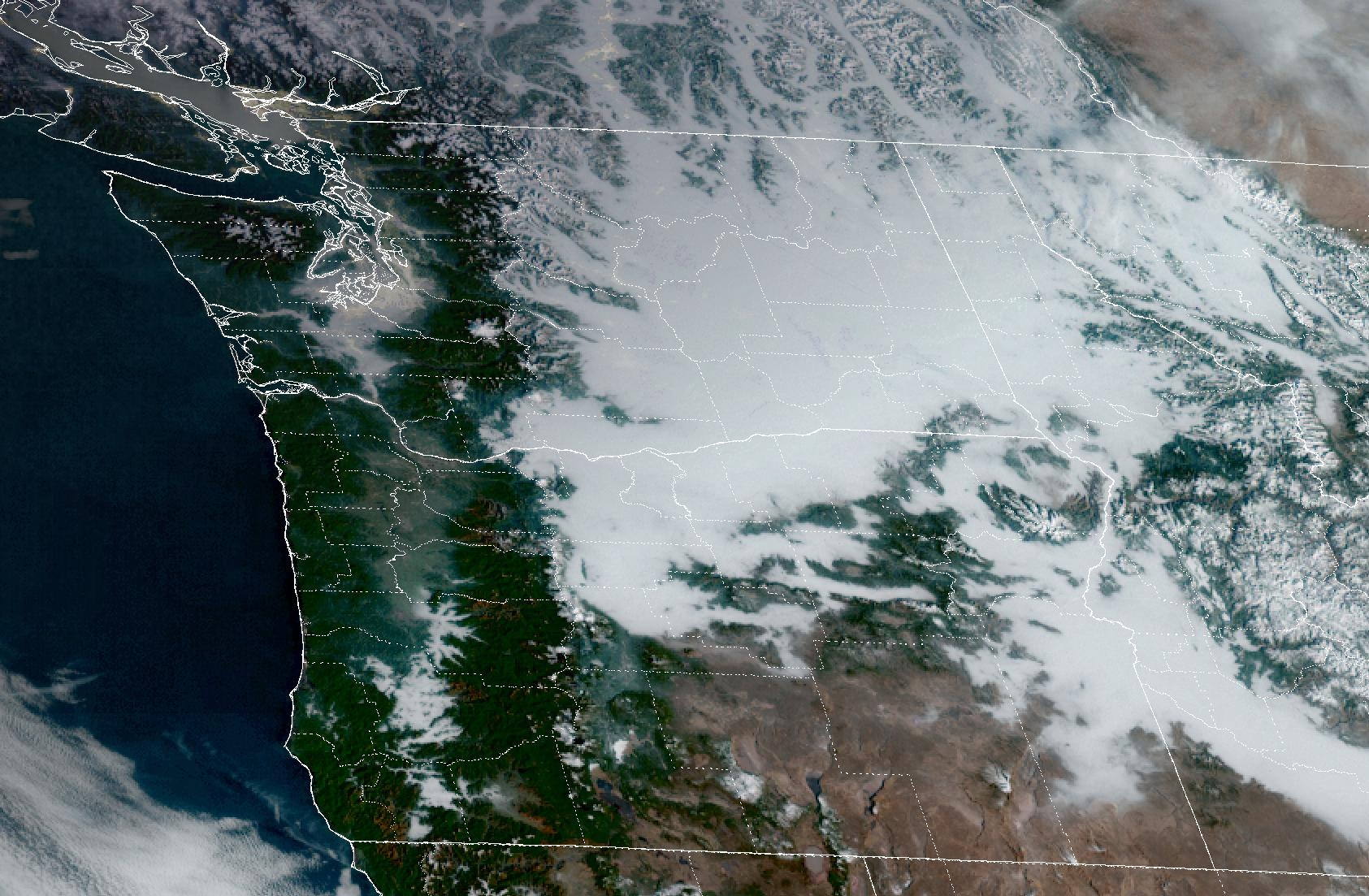 GOES 18 Satellite image for Jan. 19