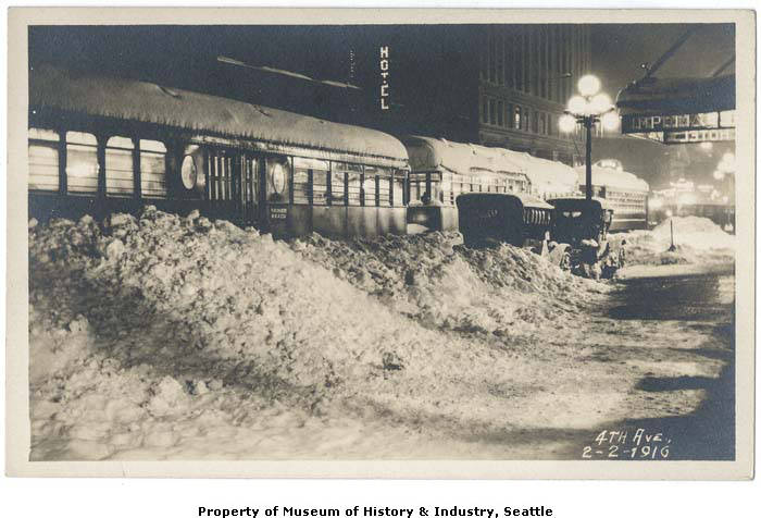 Seattle Blizzard Feb. 1916