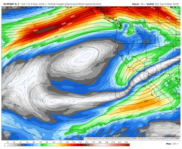 Jet Stream Map