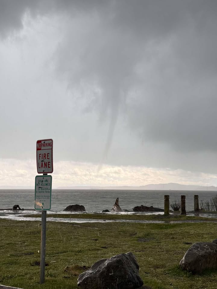 Waterspout in Seattle