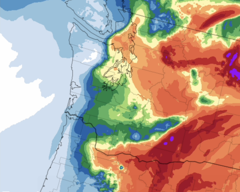 NOAA's HRRR-Smoke model forecast output