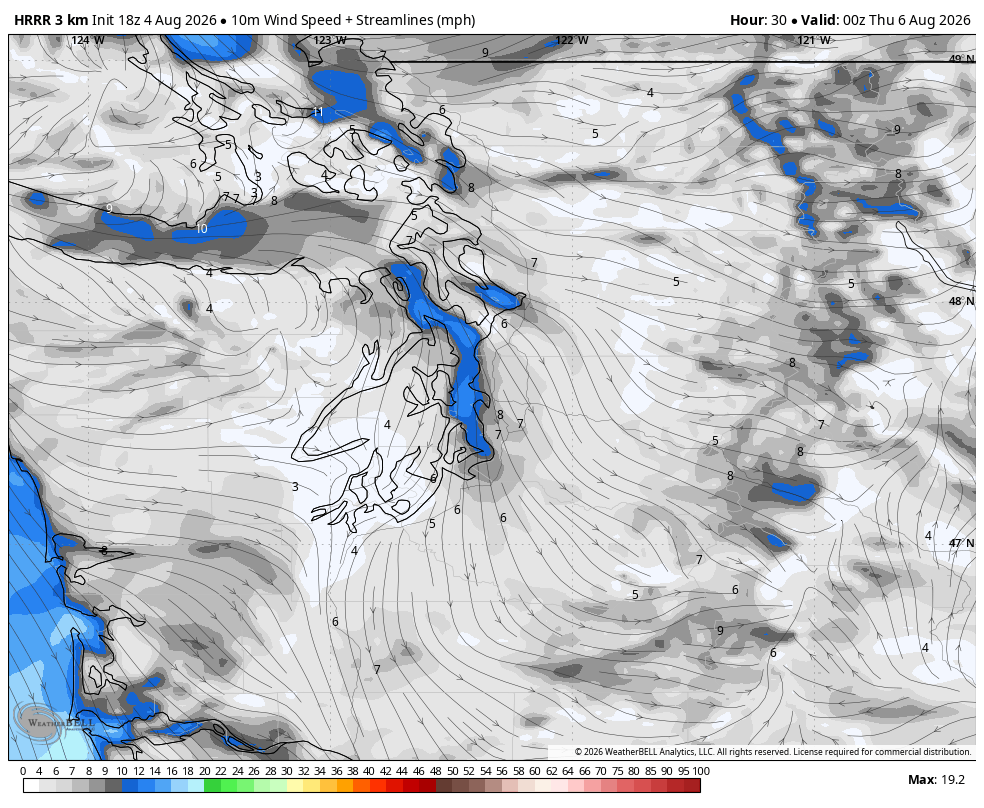HRRR Wind Forecast