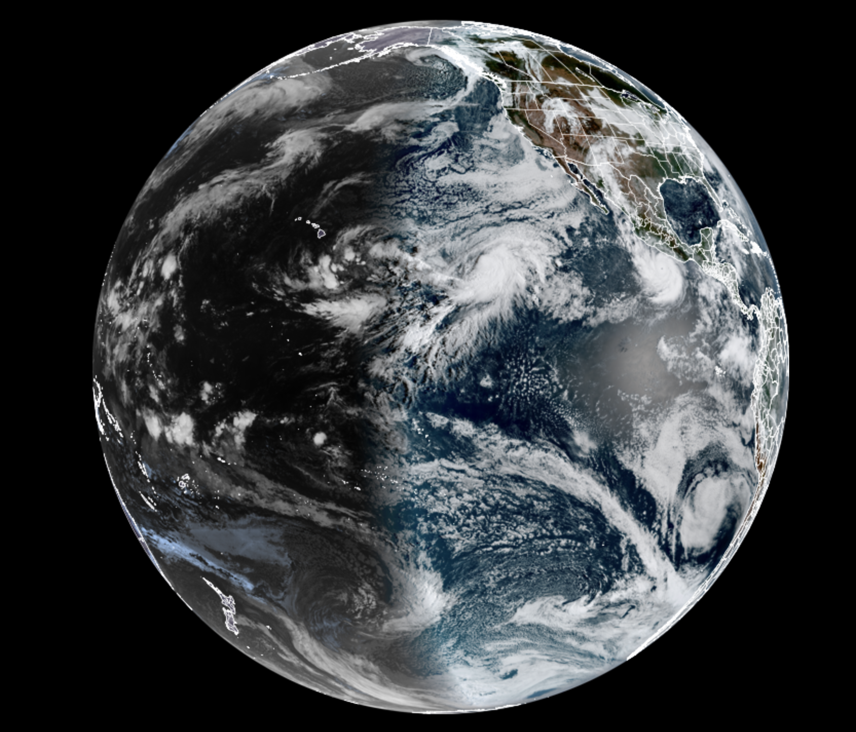 Autumnal Equinox Satellite Image